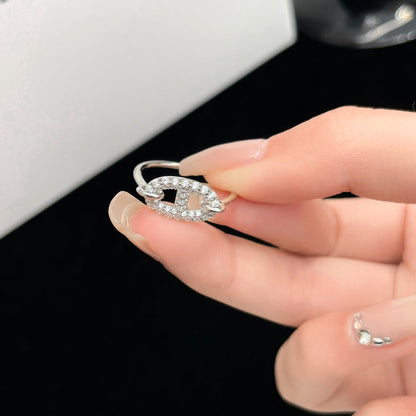 [Avelora]RONDE SMALL SILVER DIAMOND RING