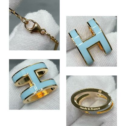 [Avelora]POP H SKY BLUE NECKLACE