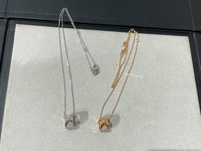 [Avelora]LIENS EVIDENCE DIAMOND PAVED NECKLACE