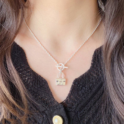 [Avelora]CONSTANCE PEDANT SILVER NECKLACE