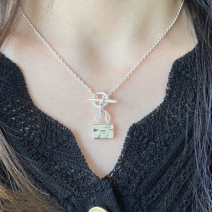 [Avelora]CONSTANCE PEDANT SILVER NECKLACE