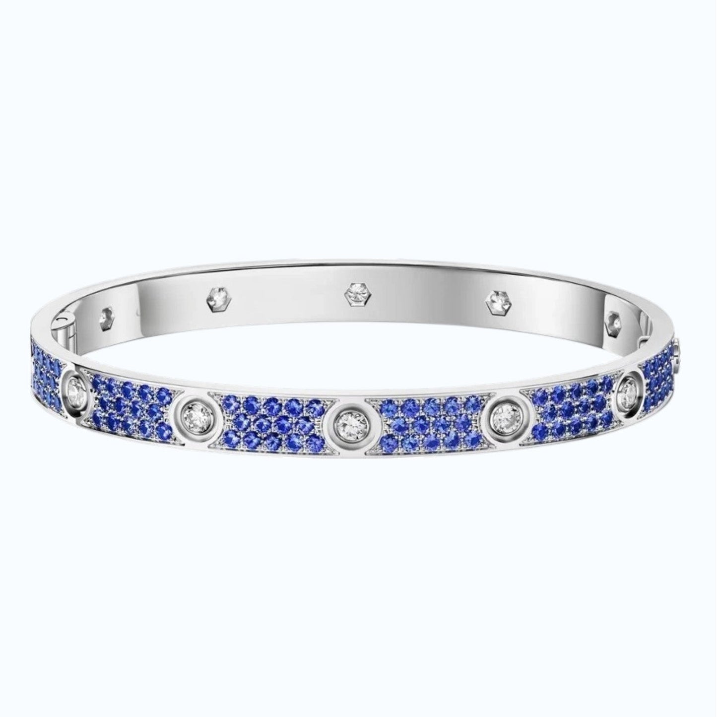 [Avelora]CLASSIC 6.1MM LOVE BRACELET 10-DIAMOND FULL PAVÉ