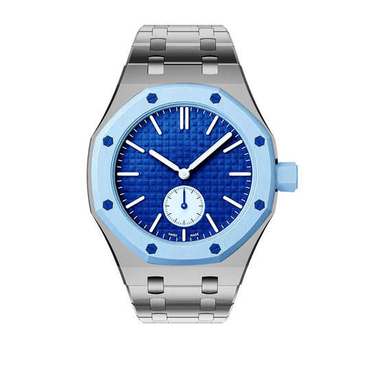 [Avelora]OAK POP EXCLUSIVE SILVER STEEL STRAP