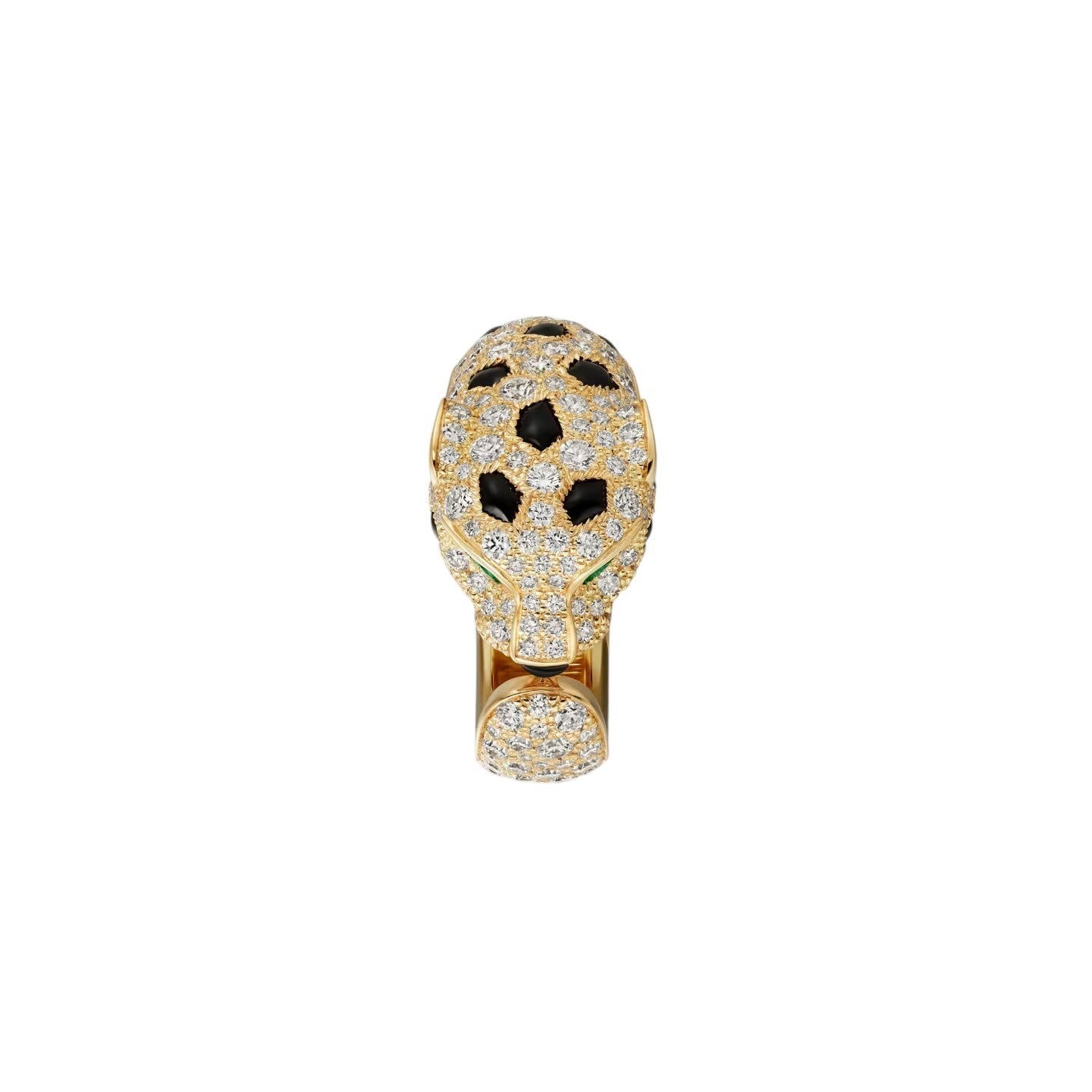 [Avelora]PANTHÈRE DE DIAMOND HALF-PAVÉ MEDIUM RING