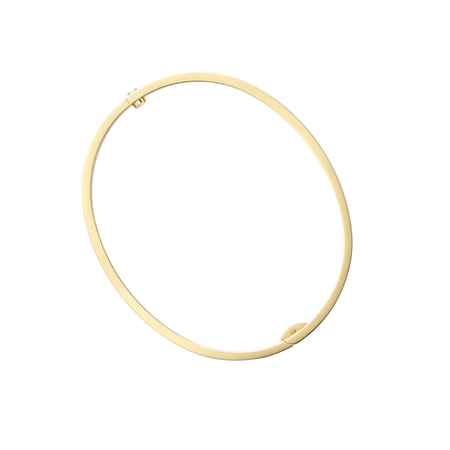 [Avelora]CLASSIC 6.1MM LOVE SINGLE-SCREW CLOSURE BANGLE - 10-DIAMOND
