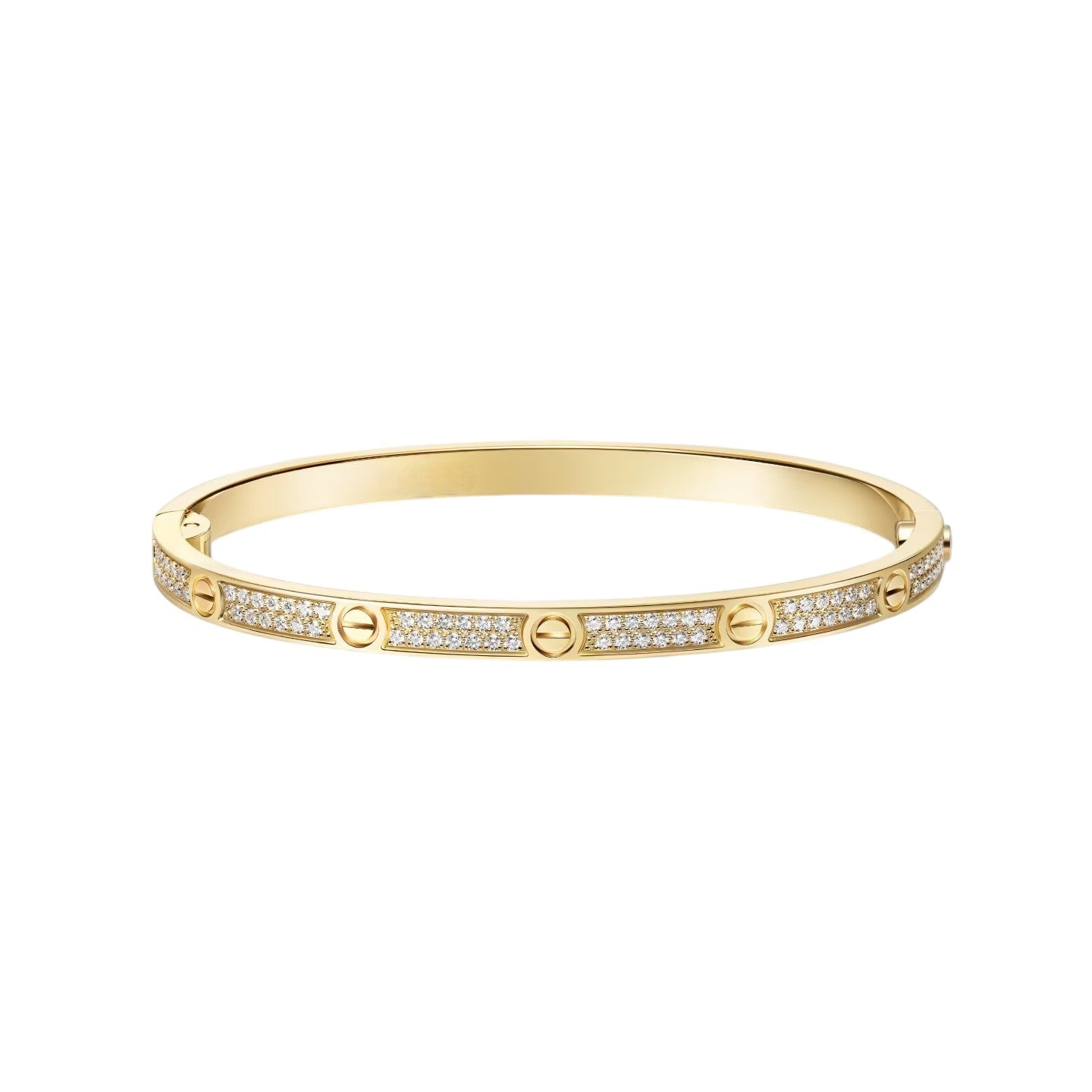[Avelora]CLASSIC 3.65MM LOVE FULL PAVE BANGLE