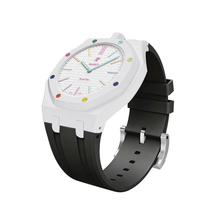 [Avelora]Royal Oak Pop Exclusive Bioceramic Case & Silicone Strap Mix Color