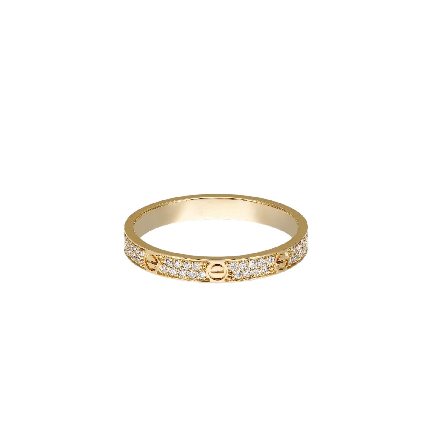 [Avelora]LOVE 2.6MM PAVÉ DIAMOND RING