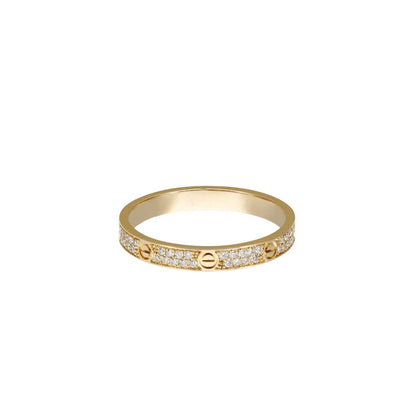 [Avelora]LOVE 2.6MM PAVÉ DIAMOND RING