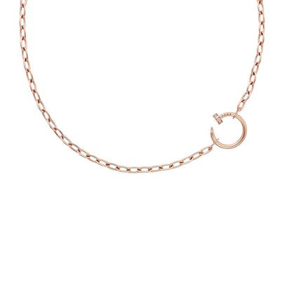 [Avelora]CLOU DIAMOND NAIL PENDANT NECKLACE