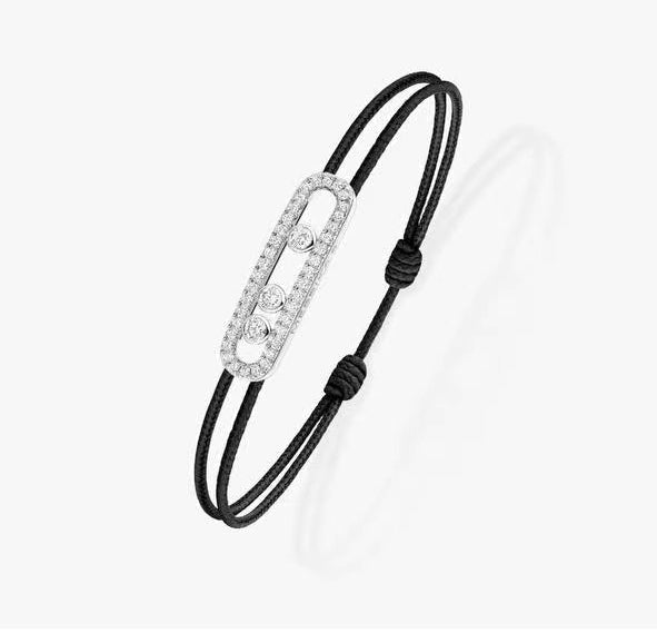 [Avelora]CARE(S) PAVÉ CORD BRACELET