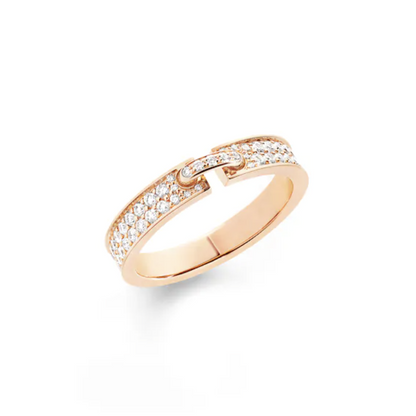 [Avelora]ALLIANCE LIENS VIDENCE PAVED DIAMOND 4MM RING