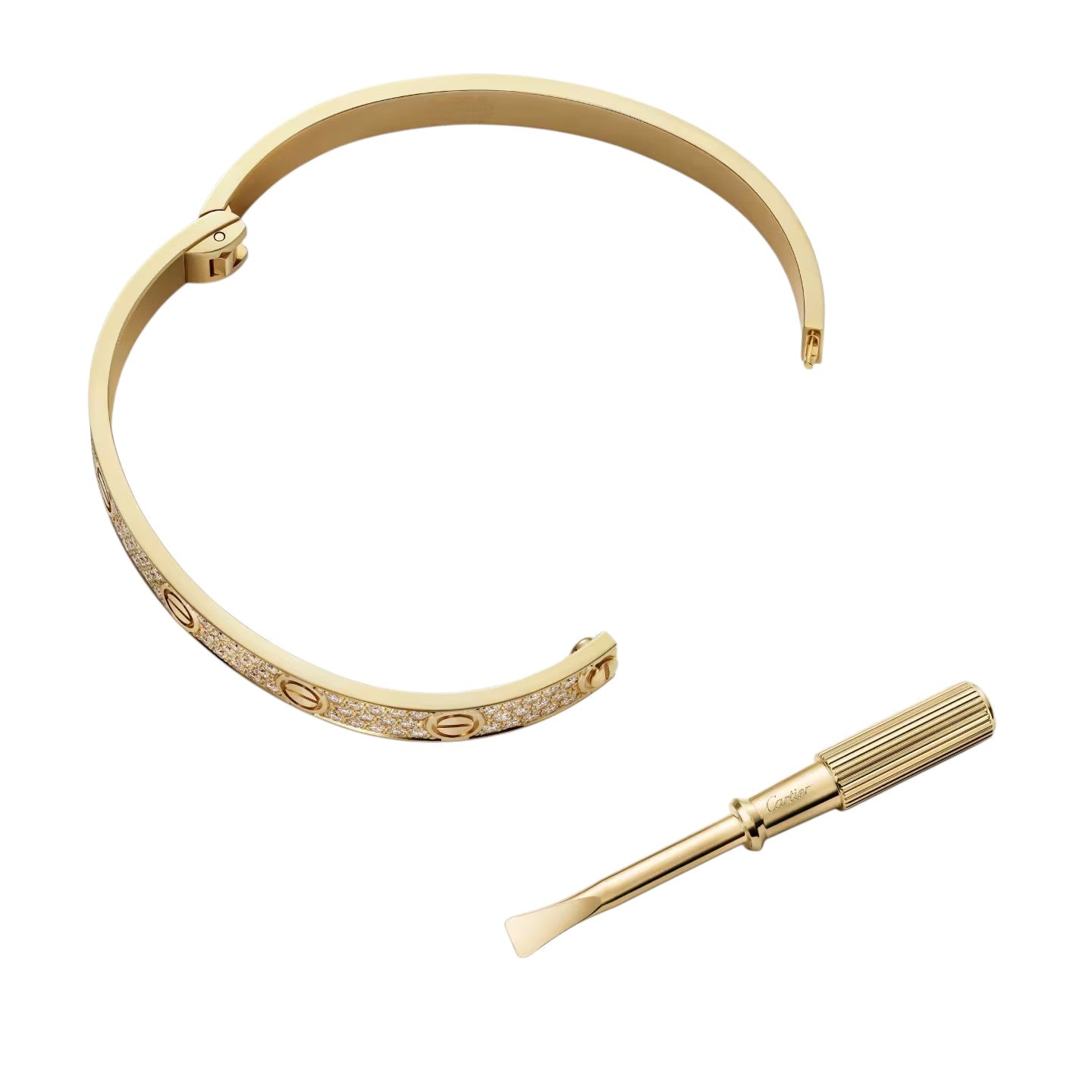 [Avelora]CLASSIC 6.1MM LOVE BANGLE - FULL PAVÉ