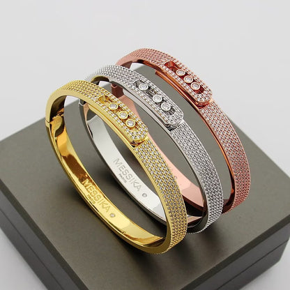[Avelora]MOVE NOA FULL-PAVÉ DIAMOND BANGLE BRACELET