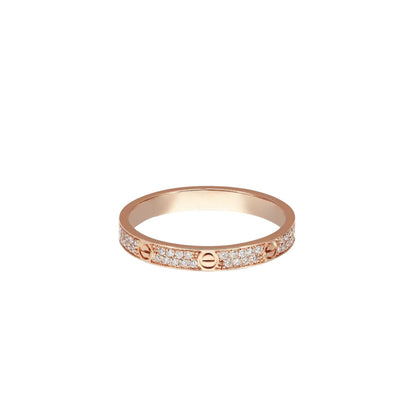 [Avelora]LOVE 2.6MM PAVÉ DIAMOND RING