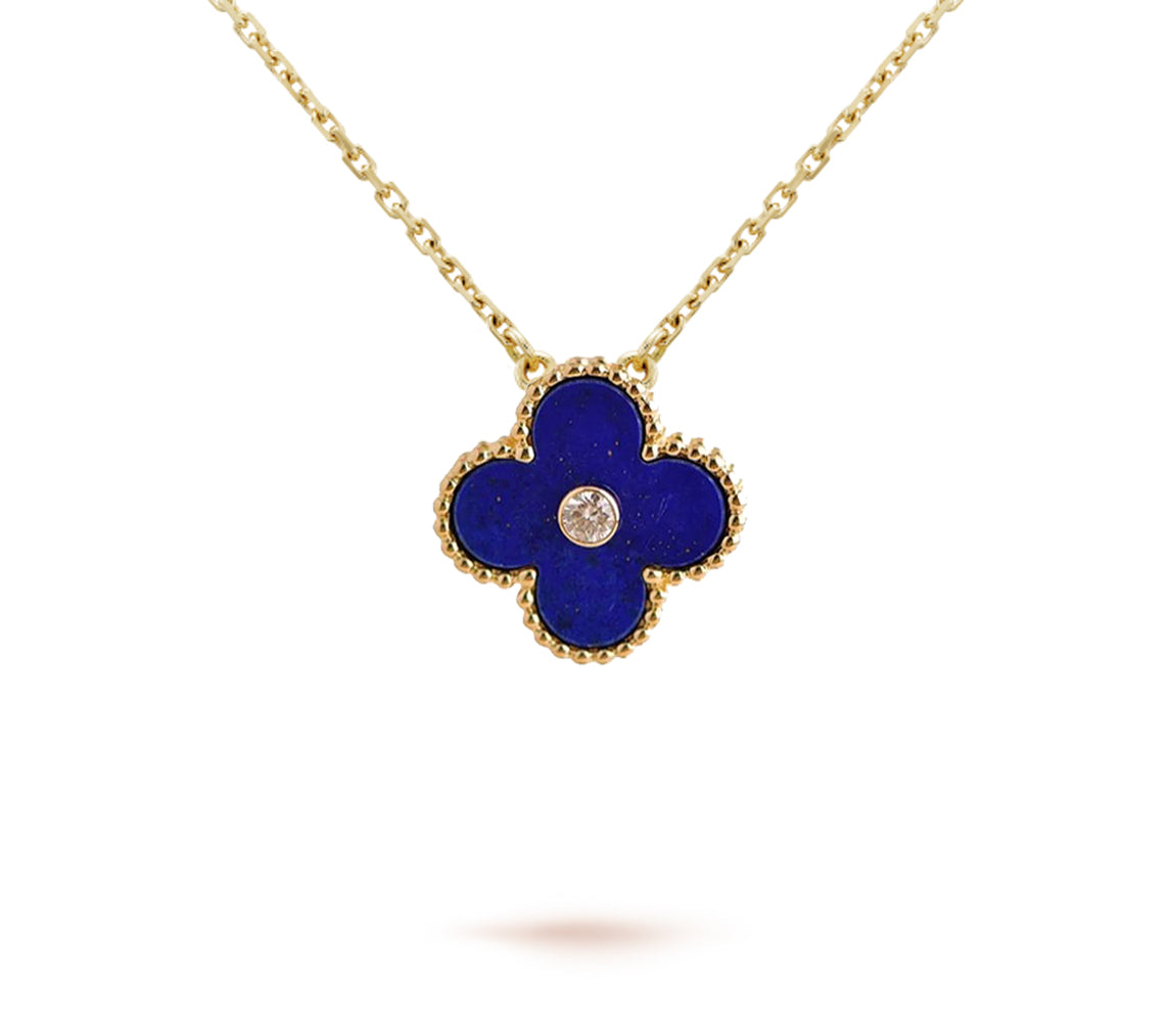 [Avelora]LIMITED EDITION CHRISTMAS CLOVER FLOWER NECKLACE - 15MM ANNUAL COLLECTIBLE PENDANT
