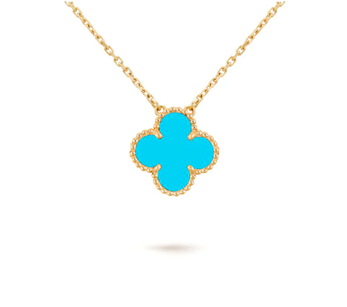 [Avelora]15MM CLOVER FLOWER PENDANT NECKLACE COLLECTION