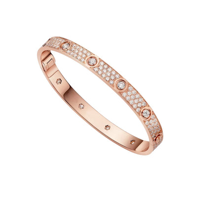 [Avelora]CLASSIC 6.1MM LOVE BANGLE - 10-DIAMOND FULL PAVÉ