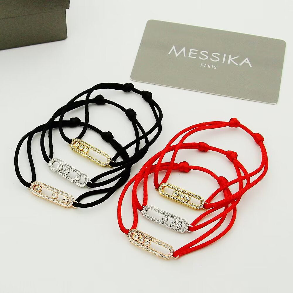 [Avelora]CARE(S) PAVÉ CORD BRACELET