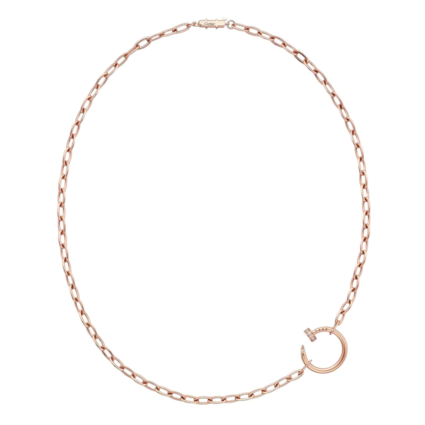 [Avelora]CLOU DIAMOND NAIL PENDANT NECKLACE