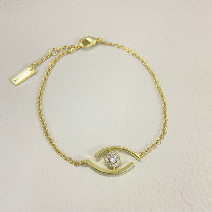 [Avelora]LUCKY EYE PAVÉ-SET DIAMOND BRACELET