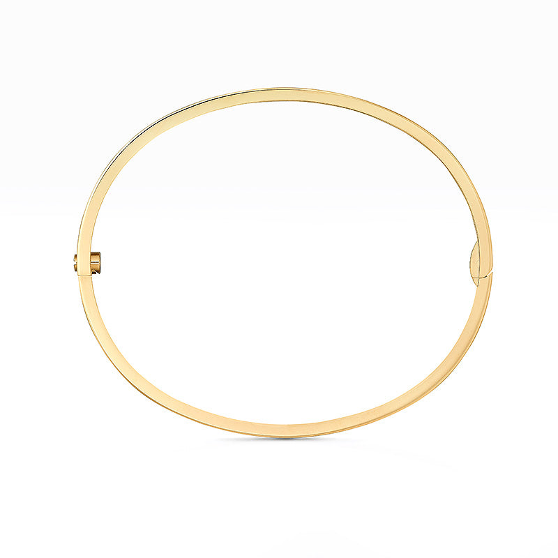 [Avelora]LOVE 3.65MM SMALL MODEL BANGLE - 10-DIAMOND