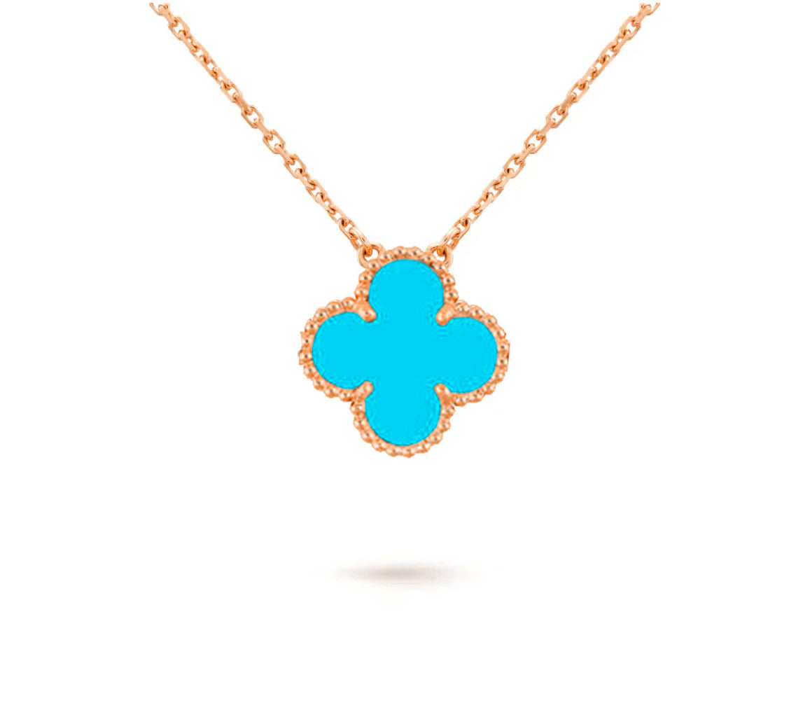 [Avelora]15MM CLOVER FLOWER PENDANT NECKLACE COLLECTION