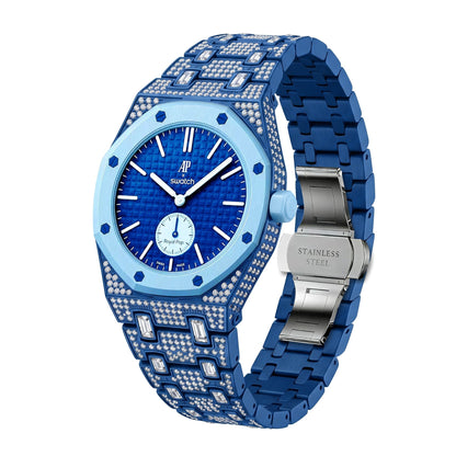 [Avelora]Royal Oak Pop Exclusive Bioceramic Case & Bioceramic Strap Full Diamond