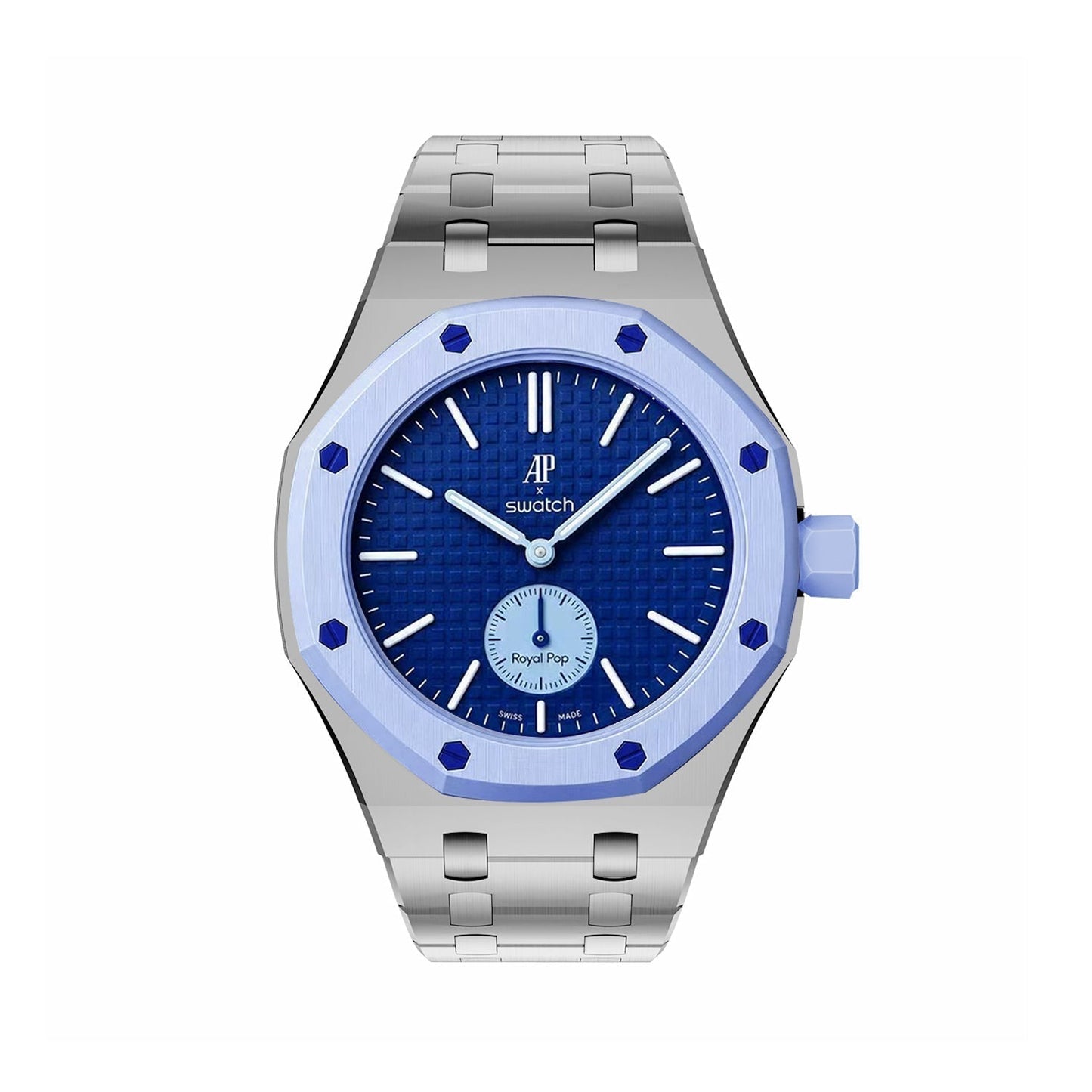 [Avelora]ROYAL OAK POP EXCLUSIVE STEEL CASE & SILICONE STRAP