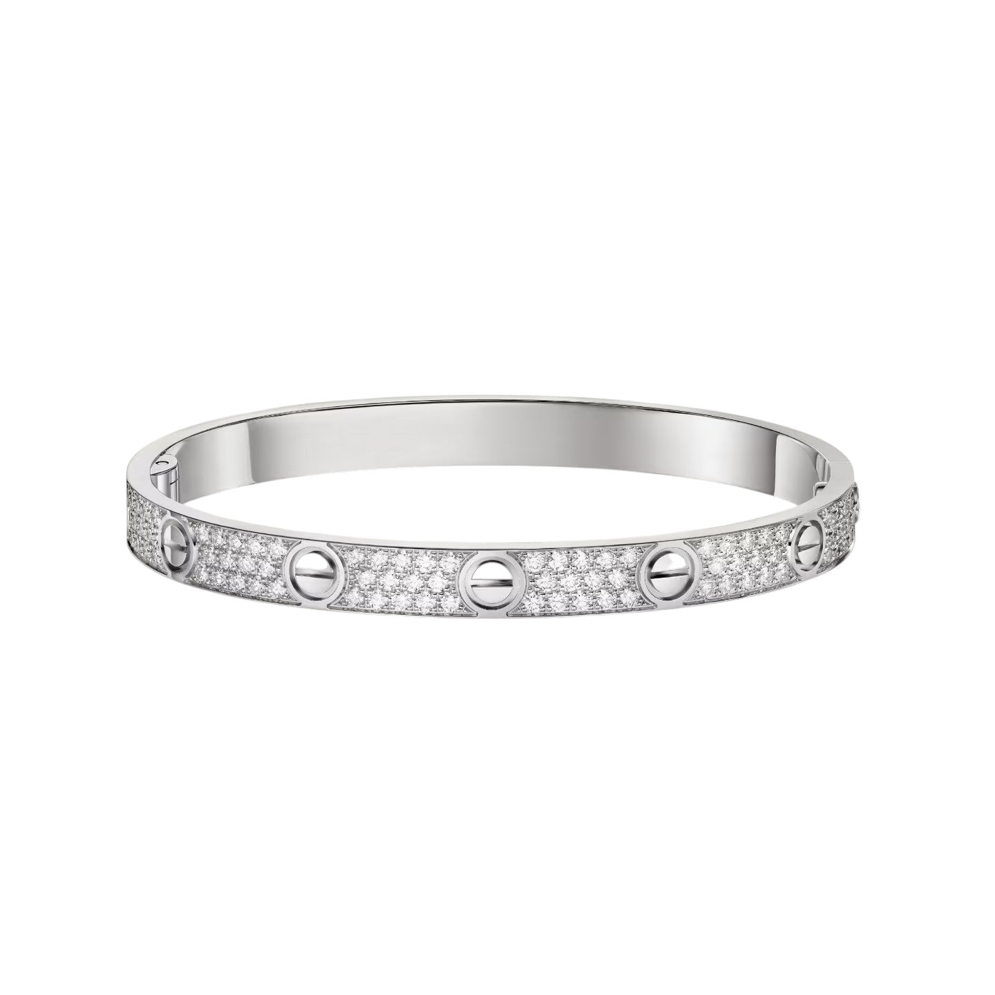 [Avelora]CLASSIC 6.1MM LOVE BANGLE - FULL PAVÉ