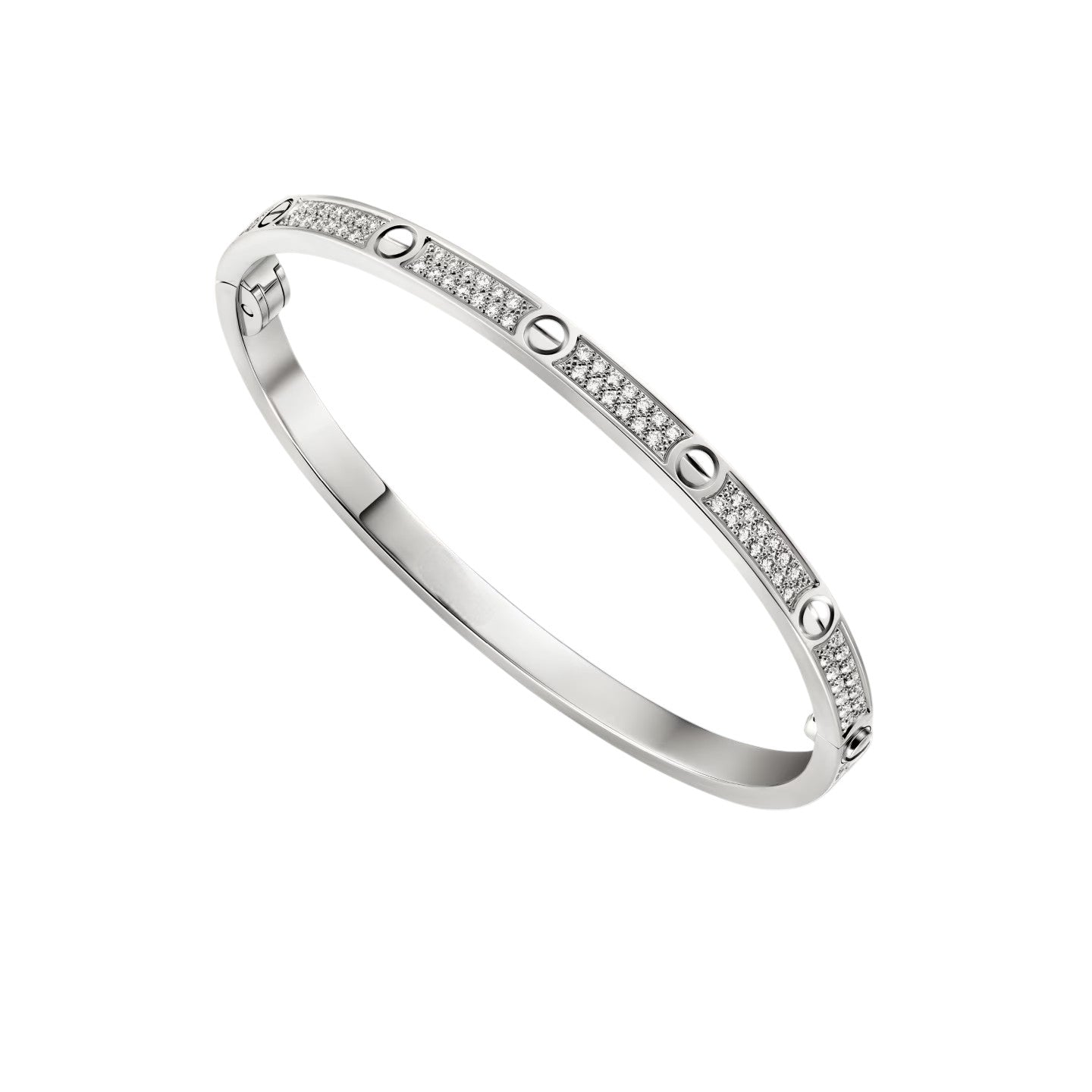 [Avelora]CLASSIC 3.65MM LOVE FULL PAVE BANGLE