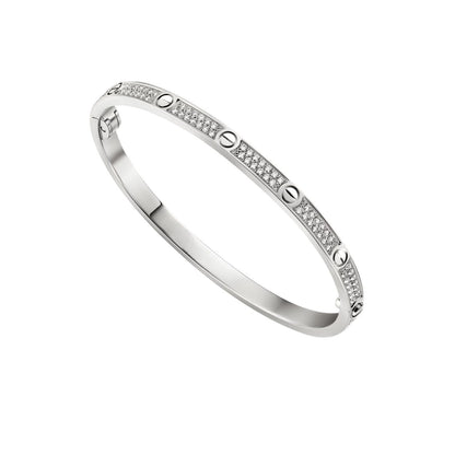 [Avelora]CLASSIC 3.65MM LOVE FULL PAVE BANGLE
