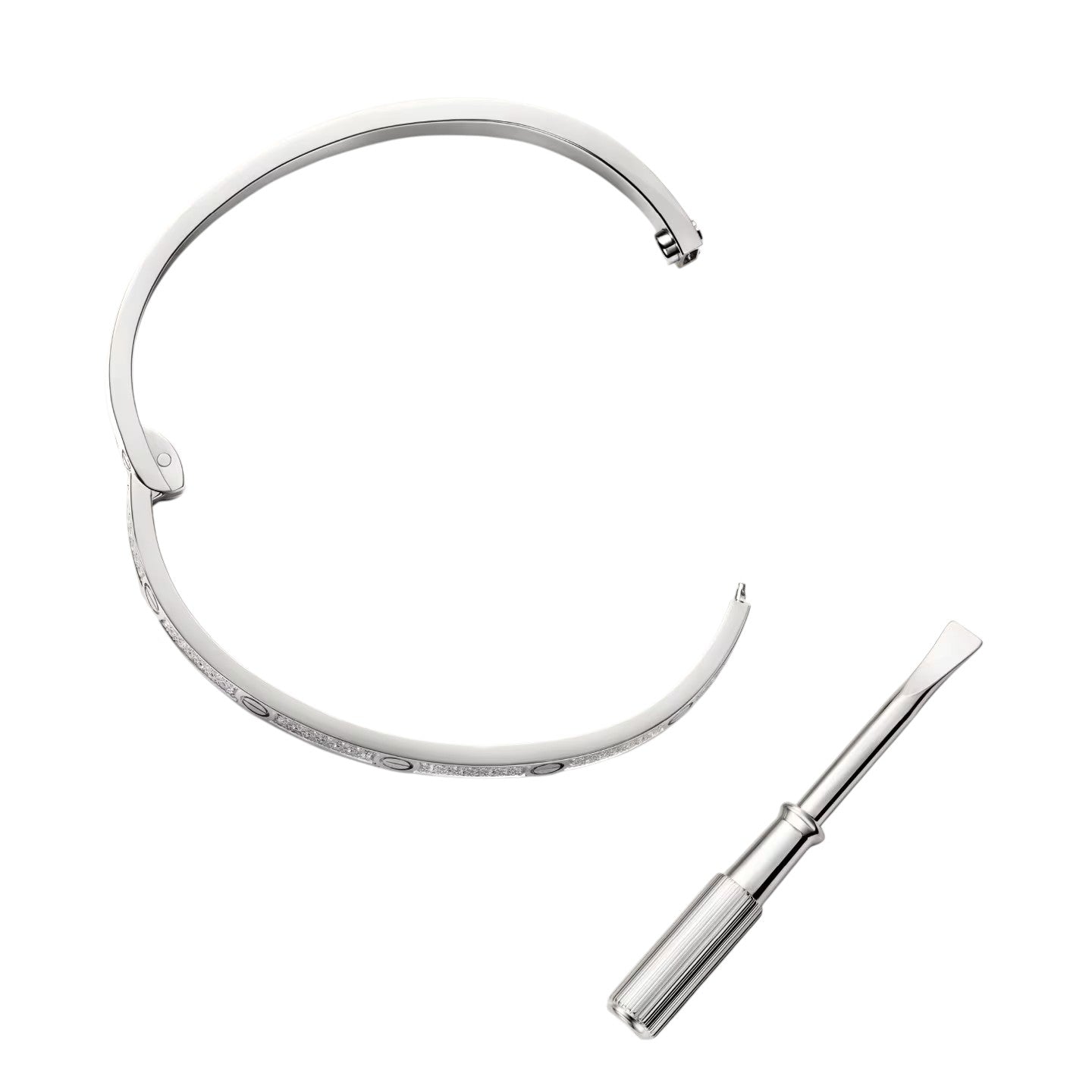 [Avelora]CLASSIC 3.65MM LOVE FULL PAVE BANGLE