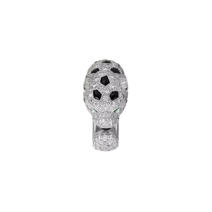 [Avelora]PANTHÈRE DE DIAMOND HALF-PAVÉ MEDIUM RING