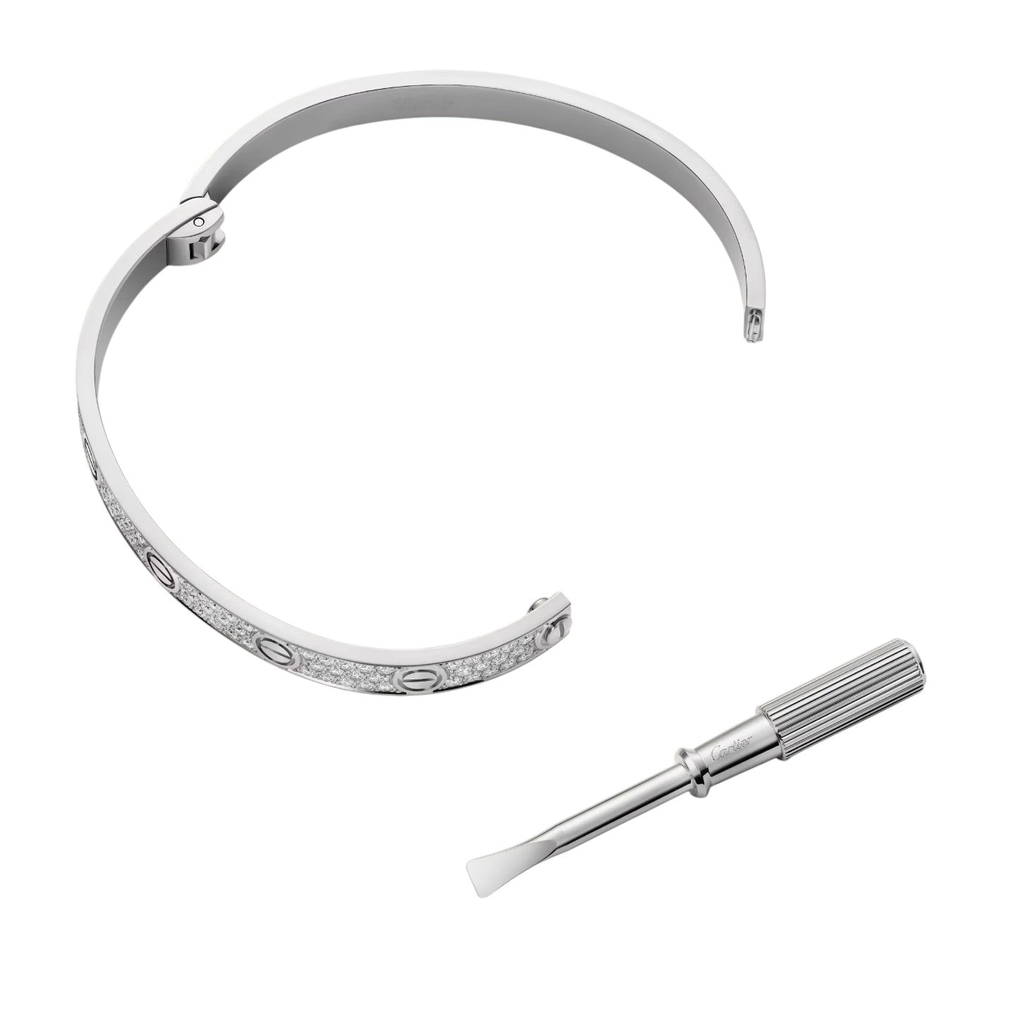 [Avelora]CLASSIC 6.1MM LOVE BANGLE - FULL PAVÉ