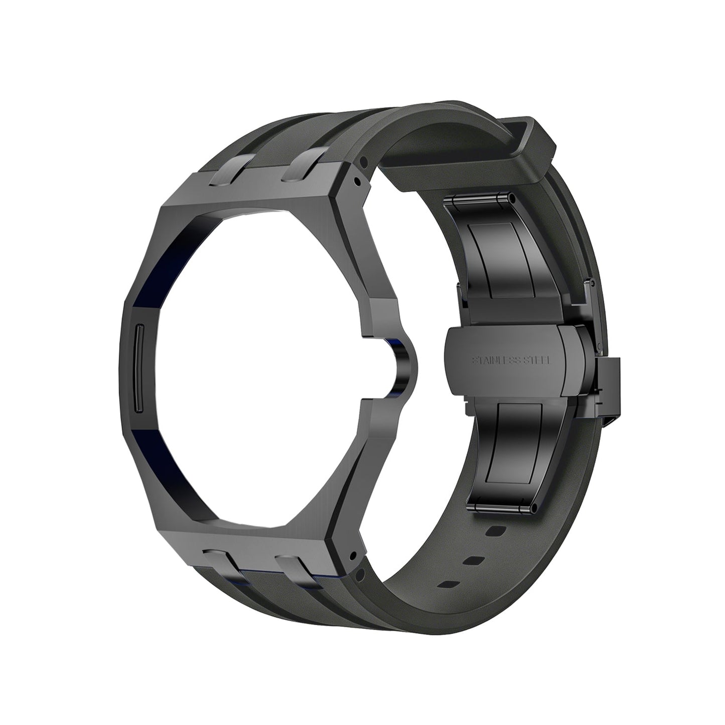 [Avelora]OAK POP BLACK STEEL CASE & SILICONE STRAP