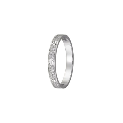 [Avelora]LOVE 2.6MM PAVÉ DIAMOND RING