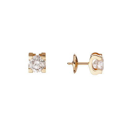 [Avelora]C DE DIAMOND STUD EARRINGS