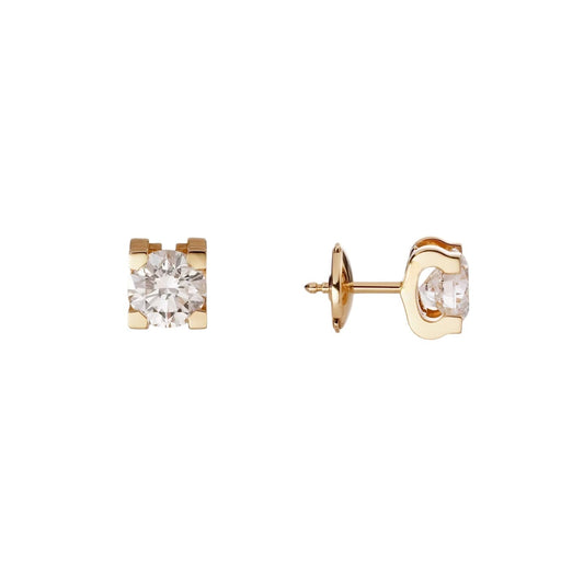 [Avelora]C DE DIAMOND STUD EARRINGS