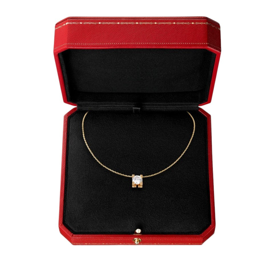 [Avelora]C DE PENDANT DIAMOND NECKLACE