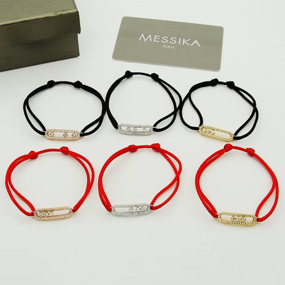 [Avelora]CARE(S) PAVÉ CORD BRACELET