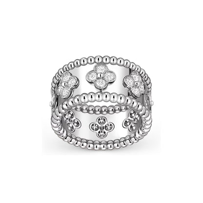 [Avelora]KALEIDOSCOPE RADIANCE WIDE BAND RING