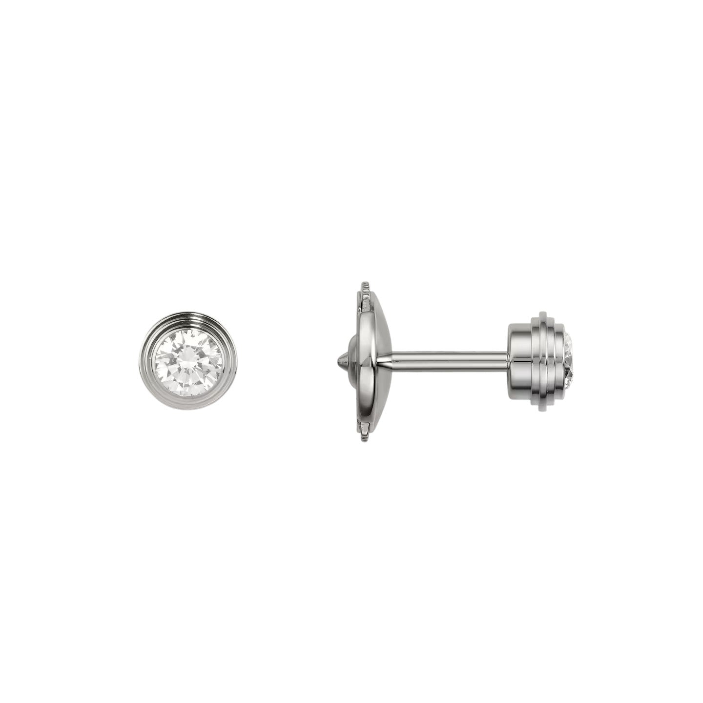 [Avelora]D'AMOUR 5MM DIAMOND STUD EARRINGS