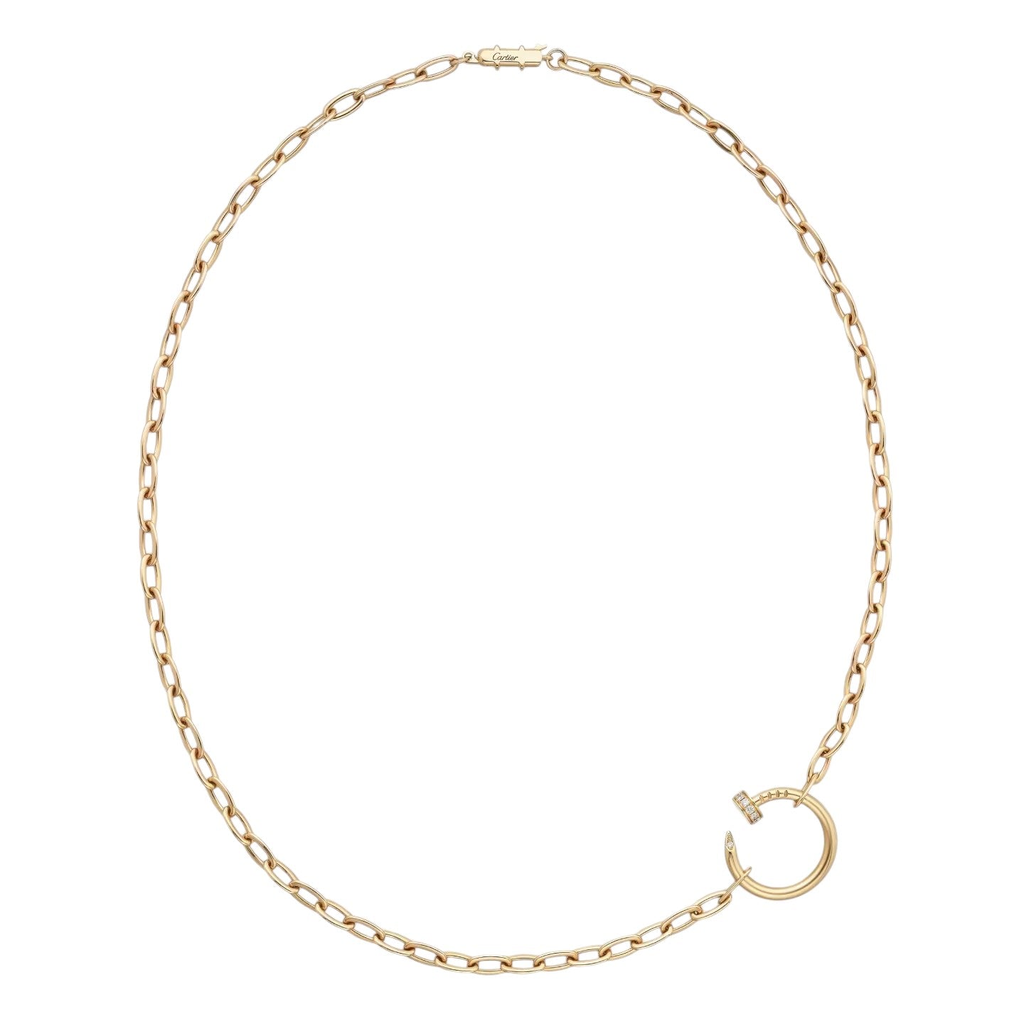 [Avelora]CLOU DIAMOND NAIL PENDANT NECKLACE