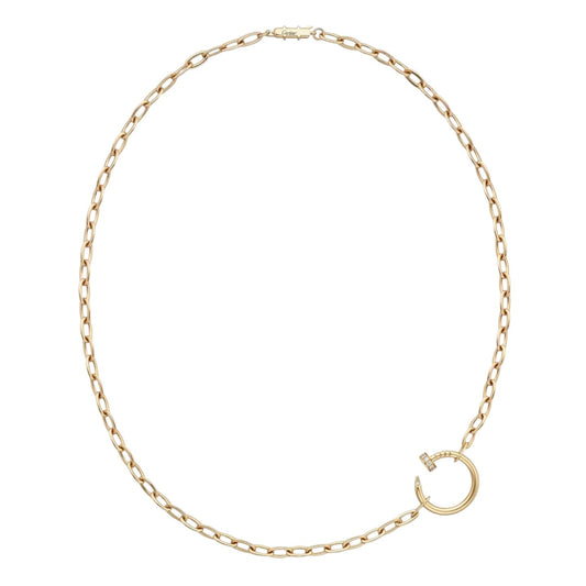 [Avelora]CLOU DIAMOND NAIL PENDANT NECKLACE