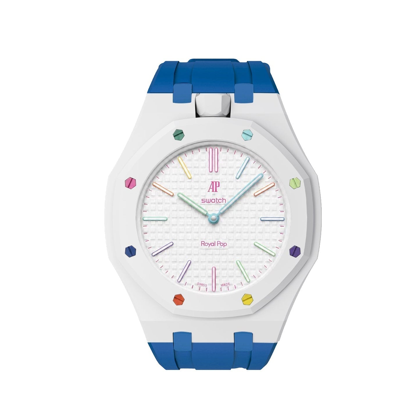 [Avelora]Royal Oak Pop Exclusive Bioceramic Case & Silicone Strap Mix Color