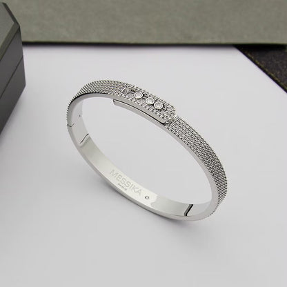 [Avelora]MOVE NOA FULL-PAVÉ DIAMOND BANGLE BRACELET