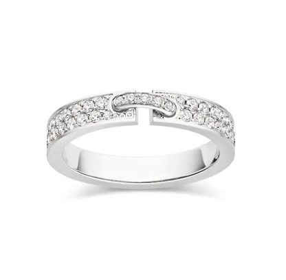 [Avelora]ALLIANCE LIENS VIDENCE PAVED DIAMOND 4MM RING