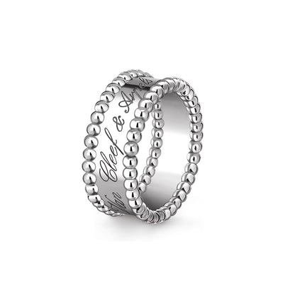 [Avelora]SIGNATURE DUAL-BEADED BAND RING