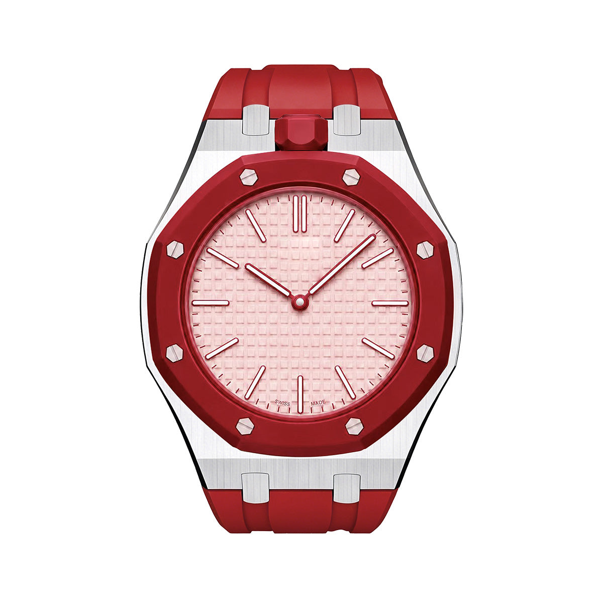 [Avelora]ROYAL OAK POP EXCLUSIVE STEEL CASE & SILICONE STRAP